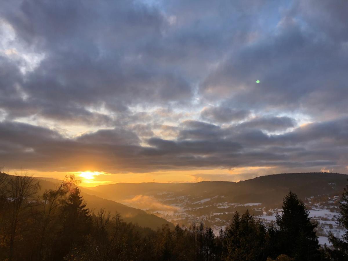 Le Gite Cozy De Bouvacote Avec Vue Panoramique Et Sauna เลอโธลี ภายนอก รูปภาพ