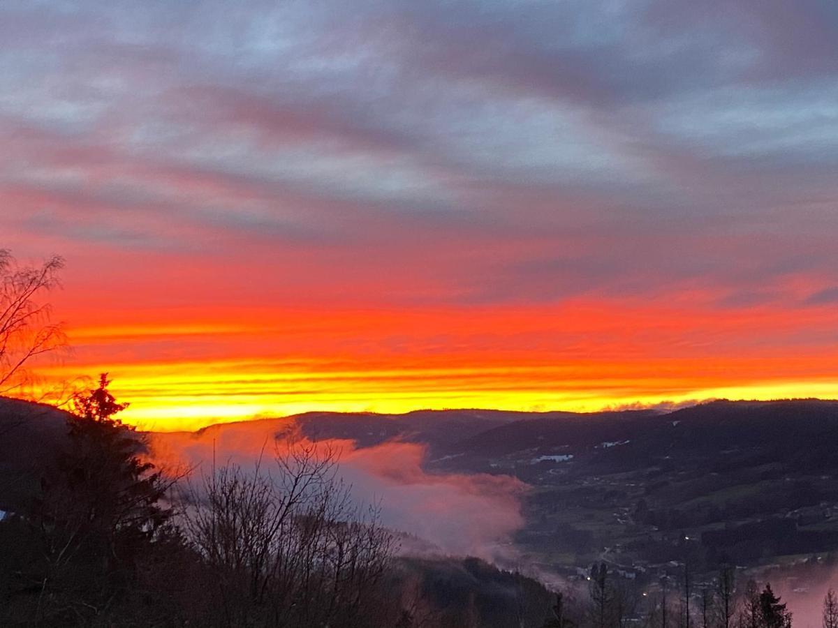 Le Gite Cozy De Bouvacote Avec Vue Panoramique Et Sauna เลอโธลี ภายนอก รูปภาพ